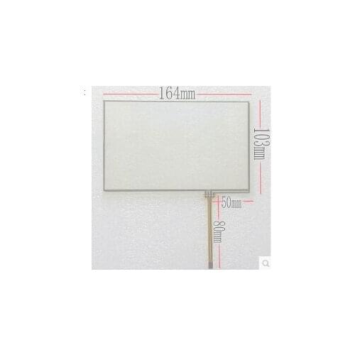 164*103 new 7.1 inch GPS vehicle-mounted navigation resistive handwritten touch screen