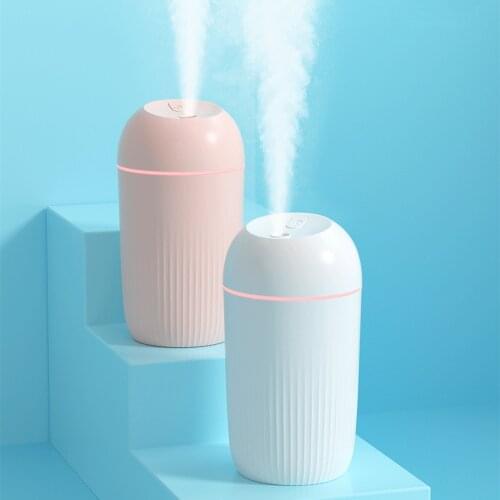 400Ml Usb Stille Luchtbevochtiger Zachte Nachtlampje Aroma Diffuser Continu/Intermitterende Spray Kan Werken Voor 8-12 Uur