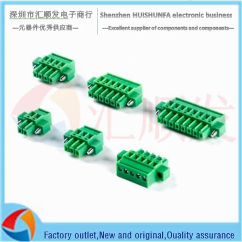 5PCS!!! KF2EDGKAM-3.81 vertical plug with ear 300V/8A 3.81mm pitch plug-in terminal