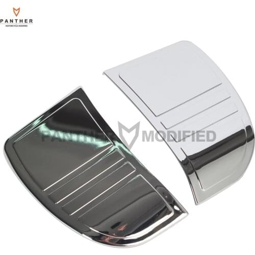 Chrome Motorcycle Deluxe Tri Line Stereo Trim Cover case for Harley Touring Models 2014 2015 2016