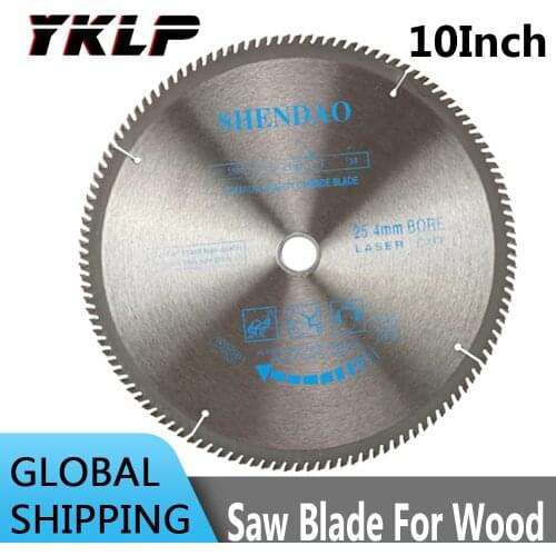 10 Inch Carbide Circular Saw Blade Disc for Cutting Wood 25.4mm Hole 120 Teeth