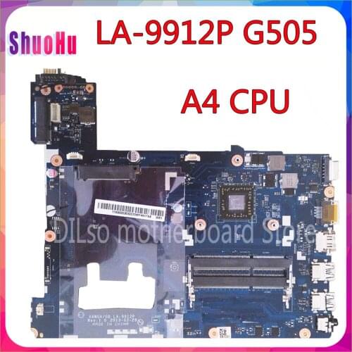 KEFU LA-9912P A4 CPU Test Motherboard For Lenovo Ideapad G505 LA-9912P Laptop Motherboard DDR3 HM76 Intel Integrated