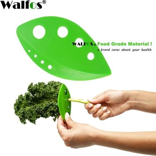 WALFOS Kitchen Gadget Kale, Chard, Collard Greens Herb Stripper Looseleaf Rosemary Thyme Loose Leaf Herb Stripper Vegetable Tool