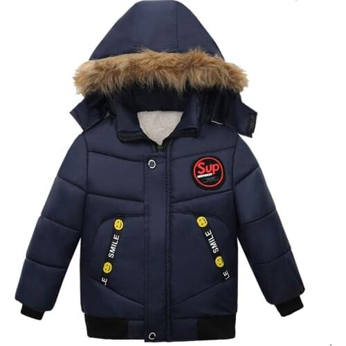 Baby Boys Jacket New Autumn Winter Jacket For Boys Children Jacket Kids Hooded Warm Outerwear Coat For Boy Clothes 2 3 4 5 Year