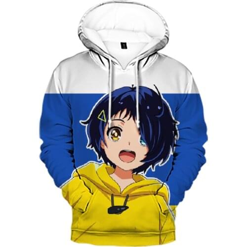 Kawaii Anime Print WONDER EGG PRIORITY 3D Hoodies Sweatshirts Men Women Kids Cartoon Wonder Egg Priority Hoodie Casual Cute Tops