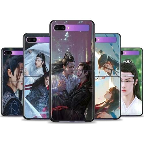 The Untamed Case For Samsung Galaxy Z Flip 6.7" Flip3 5G Black PC Hard Phone Cover Segmented Protect Coque