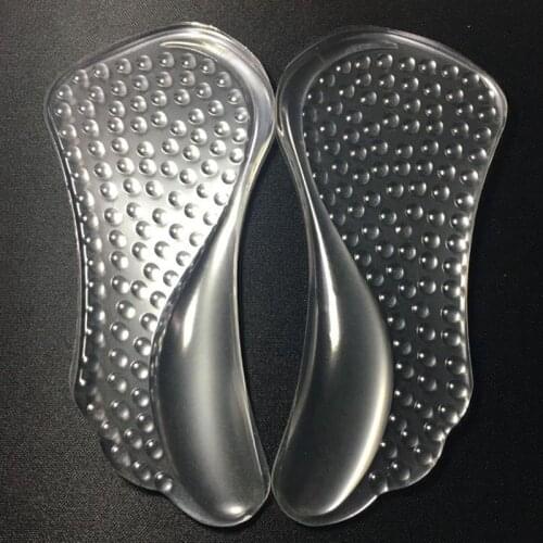 1 Pair Silicone Insoles for Women Shoes Orthotic Arch Support Gel Pads Non-slip Pain Relief Flat Feet Shoes Insoles