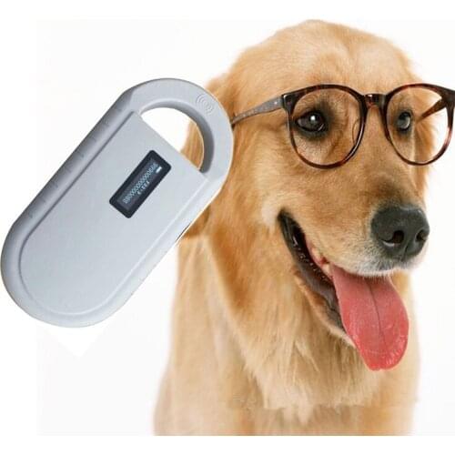Animal pet ID reader chip transponder USB ISO11784/5 FDX-B RFID handheld microchip scanner for dog,cats,horse