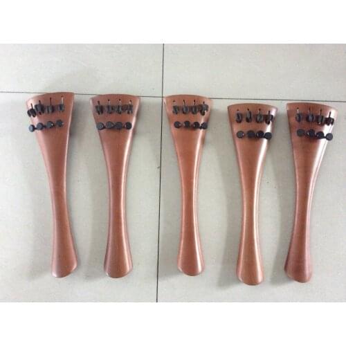 Cello parts-5pcs of nice jujube cello tailpieces 4/4 size , five pieces of cello parts
