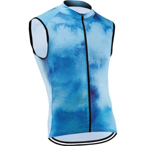 Mens New Cycling Vests Keep Quick-Dry Ciclismo Sleeveless Bike Bicycle Sportswear Jersey Breathable Clothing Keep Anti-wrinkle