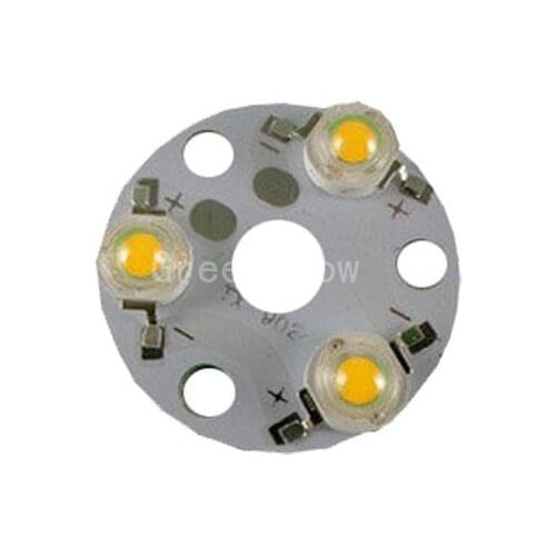 10X Super bright LED module aluminium PCB with LEDs 1W/3W/5W/7W/9W/12W15W aluminum base round pcb with leds free shipping