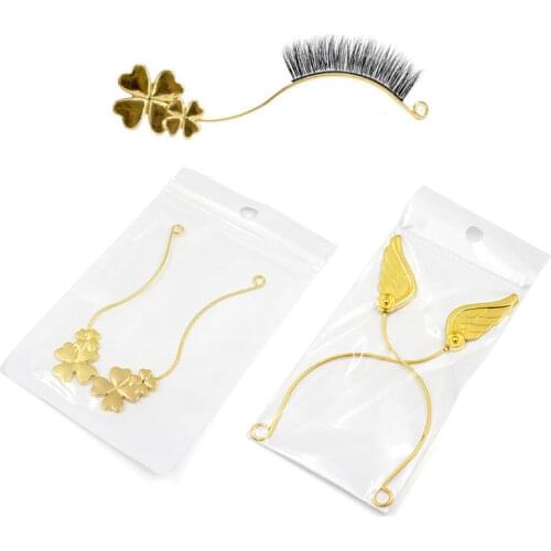 2pcs Professional False Eyelash Style Display Board Eyelashes Try on Effect Exhibit Auxiliary Tool Assistor with Magnet