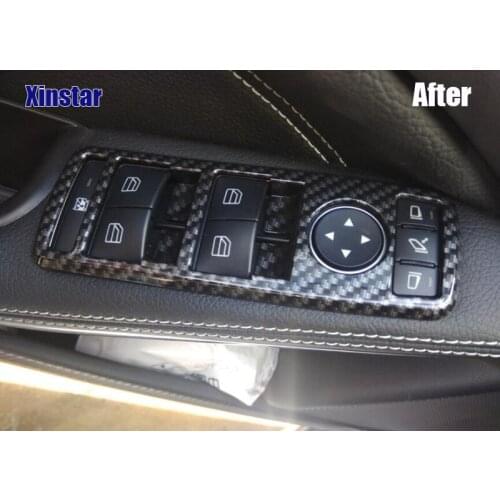 5pcs plastic car windows lifts decoration For Mercedes-Benz amg GLK GLE GLS GLA A B C E ML GL CLA CLS G500