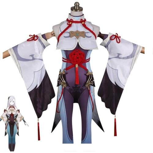 Anime Genshin Impact Sacred Crane Cosplay Costume Game Suit Fancy Uniforms Halloween Carnival Party Outfits Custom Made