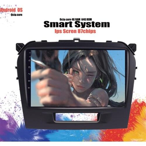 9" Screen Octa-core Android 10.0 Car DVD Player for Suzuki Grand Vitara 2015-2019 With Radio Carplay USB GPS Glonass Navi Map