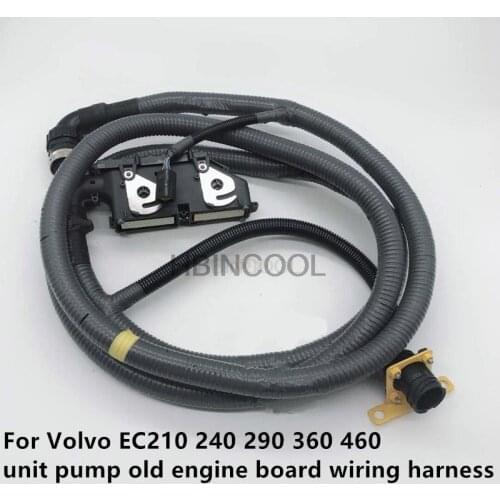 For Volvo EC210 240 290 360 460 unit pump old engine board wiring harness high quality excavator accessories free mail