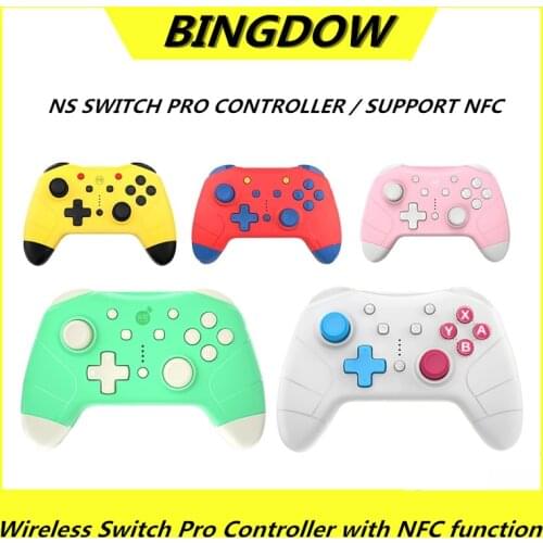 Animal Crossing Controller For Nintend Switch Pro Controller with NFC Wireless Game Joystick Gamepad NS Pro Switch Accessories