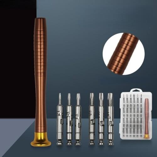 25 In 1 Screwdriver Manual Bit Set Wide Range of Repair Tools for Mobile Phone and Apple Notebook Disassembly