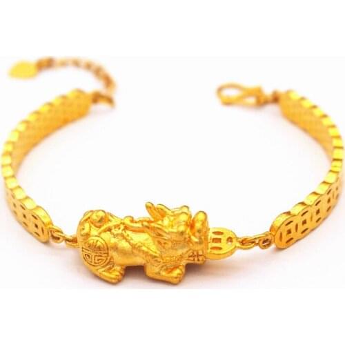 Wholesale Gold Filled Animal Bracelet Cuff for women,fashion Gold Color wedding Jewelry Drop shipping