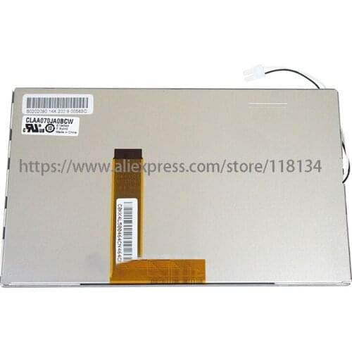 Original 7inch 26pin LCD Screen E203460 CLAA070JA0BCW CLAA070JA08CW 7610007802 for BYD S6 F6 Car Navigation GPS System