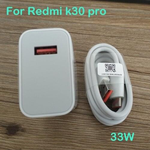 Original For Redmi K30 PRO USB Type-C 33W Fast Flash Charging Fast Charger Cable USB-C Cabel For RedmiK30 PRO