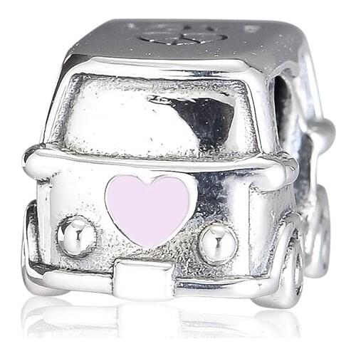 Fits Pandora Bracelet Camper Van Charms Original 925 Sterling Silver Beads DIY Jewelry Making for Women Berloque