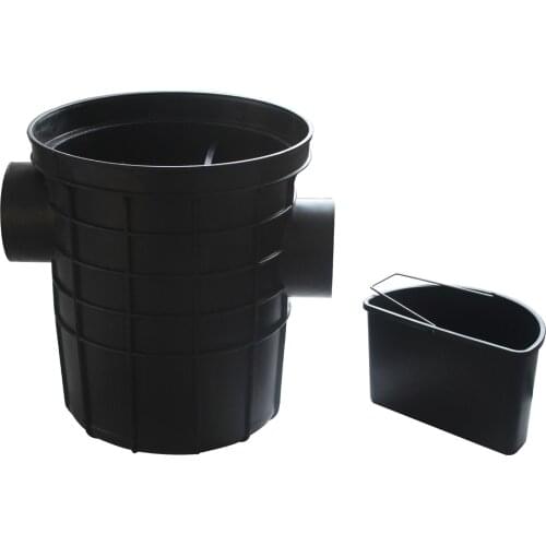 Seperator black plastic Grease trap kitchen interceptor wastewater treatment factory restaurant wastewater tool oil wastewater
