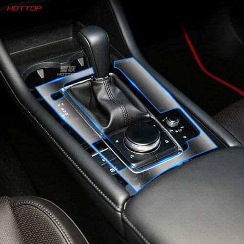 Gear Shift Frame Panel Membrane Protective Film For Mazda 3 Axela 2020 Interior Refit Car Decoration