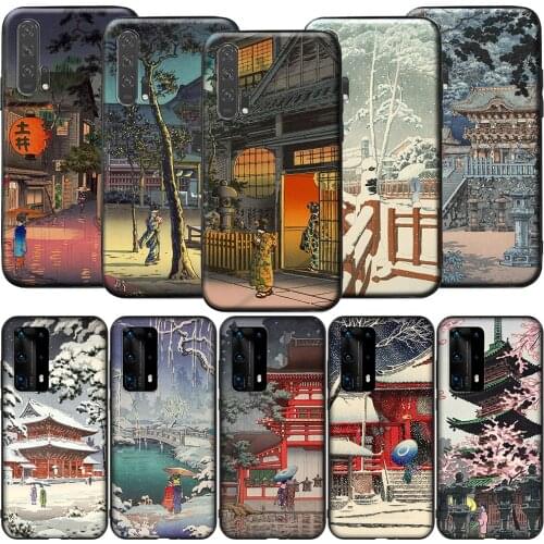 GX250 Ukiyo-e Tokyo Japanese Art Silicone Case for Honor 6A 7A 3GB 7C 7X 8 8A 8X 8C 9 10 Lite View 20S 9A 10X Max Pro