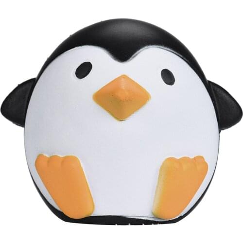 SquishMeez High Quality Soft Slow Rising Cute Lovely Animal Penguin Stress Fidget Jumbo Squishy Toys With Good Smell Scented