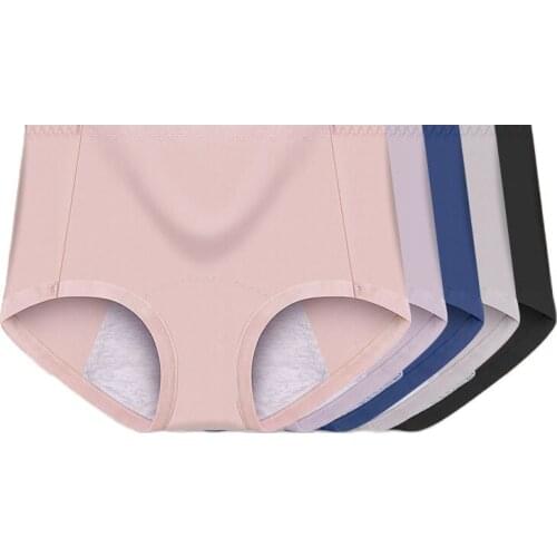3Pcs/Set High Waist Leakproof Women Menstrual Panties Breathable Cotton Girls Physiological Pants Sanitary Period Underwear