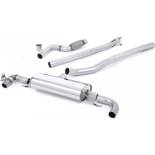 Milltek 3 "Non Resonated Valved Cat Back Exhaust FORGE FMSSXMZ114