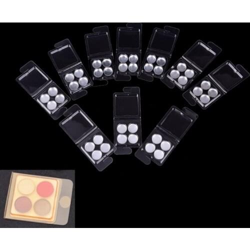 10 Set Empty Makeup Palette Case Eye Shadow Pigment Magnetic Eyeshadow Pigment Aluminum Palette Pans Makeup
