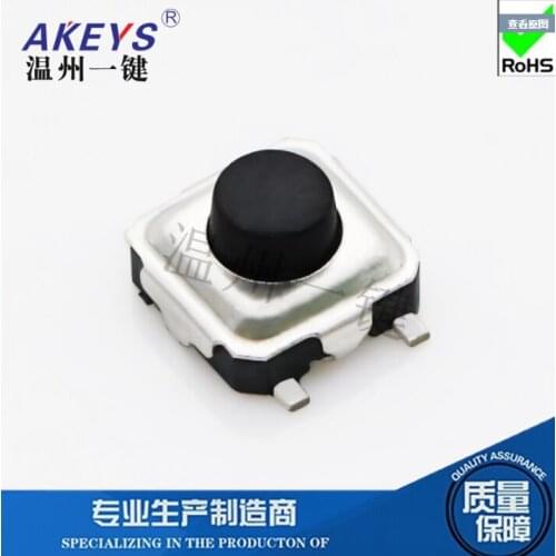 10PCS TS-A007 3*3*2mm Ultra Thin Square SMD Waterproof Push Button Switch