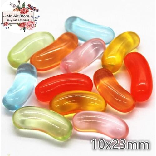 Mix color candy 20PCS 10x23mm Resin Flatback Cabochon Miniature Food Art Supply Decoration Charm Craft