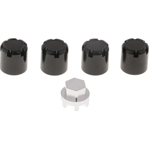 4pcs Metal M4 10x10mm 1/10 RC Vehicle Fastener Nuts Wheel Rim Accessories