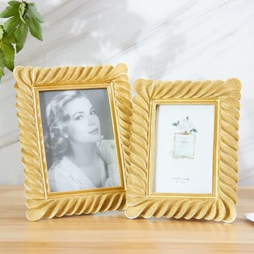 6/7 Inch Creative European Style Retro Resin Photo Frame Living Room Ornament