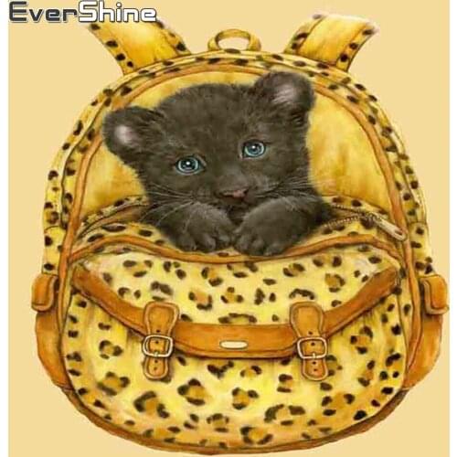 Evershine 5D Diamond Painting Cartoon Diamond Embroidery Animals Diamond Mosaic Cross Stitch Kit Bead Pictures Of Rhinestones