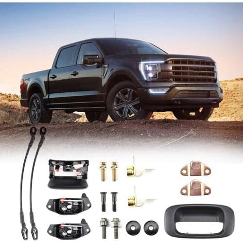 Car Handle Hinge Tail Gate Latch Striker Cable Lock Kit for Chevrolet Silverado Sierra 99-07 11570162 88980509 15921948