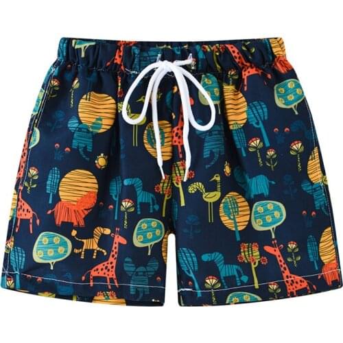 Childrens Pants Clothing Boys Shorts Summer Boys Swimming Shorts Kids Boys Beach Shorts Fashion Print Swimwear Trunk
