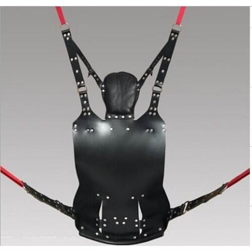 Top Quality Two Layers Leather Sling Sex Hammock Sex Swing Chair Leather bed Hammock and Pillow Adult Games Sex Toy