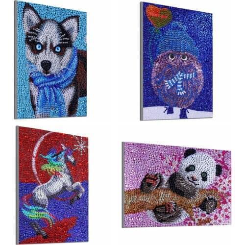 NEW 5D DIY Special Shaped Crystal Diamond Painting Dog Unicorn penguin panda Handicraft 5D DIY Diamond Embroidery Animal home De