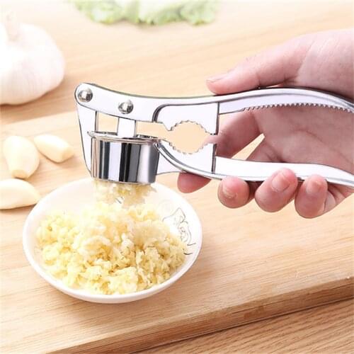 Kitchen gadgets Stainless Steel Garlic Press manual peeling garlic press mashed garlic tools squeeze garlic mortar clip garlic