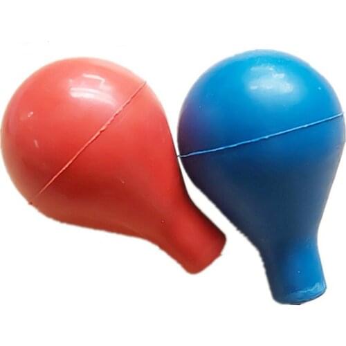 Laboratory red/blue rubber suction ball Water Pipette Ball suitable for 15ml rubber suction bulb for pipette of 15ml