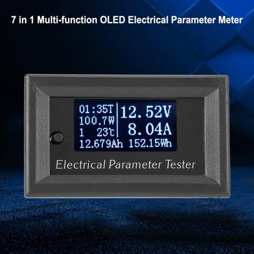 7 in 1 4-20V Multi-function Electrical Parameter Meter Voltage Amp Current Power Energy Tester