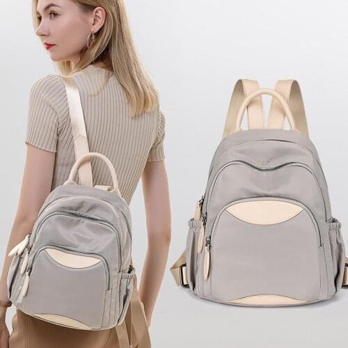 2021 new oxford cloth backpack female Korean version easy to take large-capacity leisure travel backpack student school bag