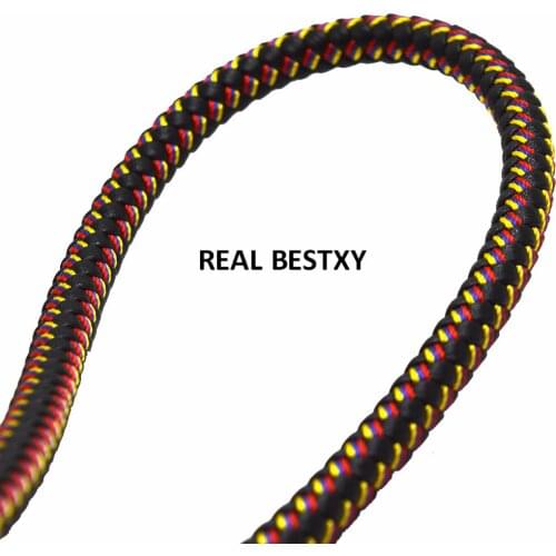 5m/lot approx 8mm Braided Leather Jewelry Cord leather Rope with nylon rope braided cord DIY Fashion Necklace Bracelet Findings