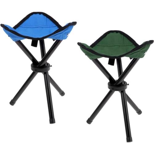 Foldable Portable Tripod Stool Folding Chair for Outdoor Fishing Camping Hunting Hiking Ultralight