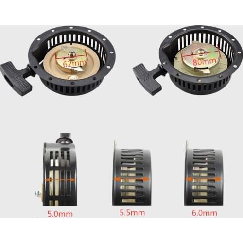 Diesel recoil starter for 170F 173F Diesel generator micro-scale recoil starter assembly （Please note the size