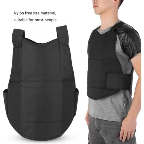 Black Tactical Vest Nylon Tactics Protection Vest Hunting Protection Vest Lightweight Outdoor Shooting Body Protection Vest